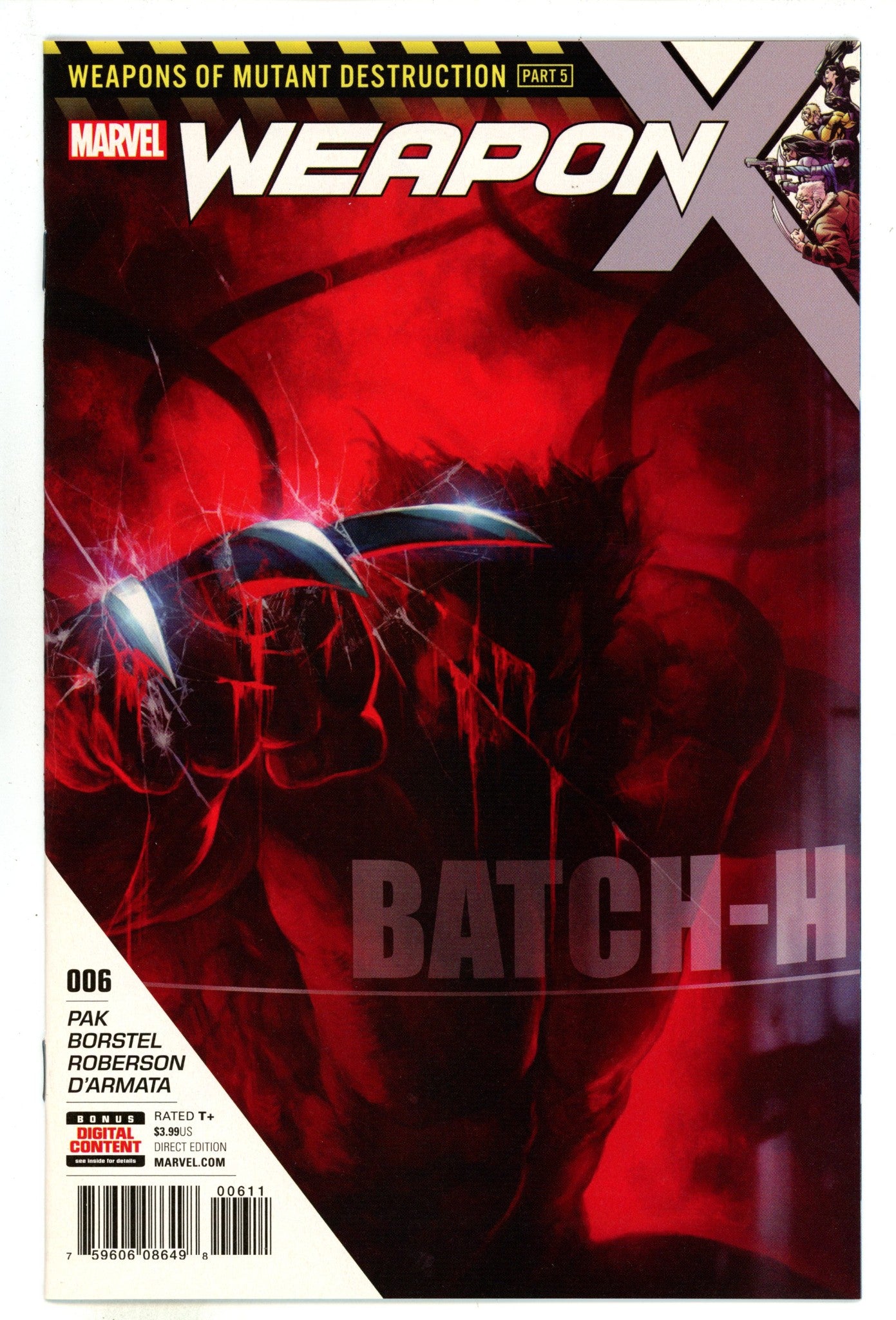 Weapon X Vol 3 6 High Grade (2017) 