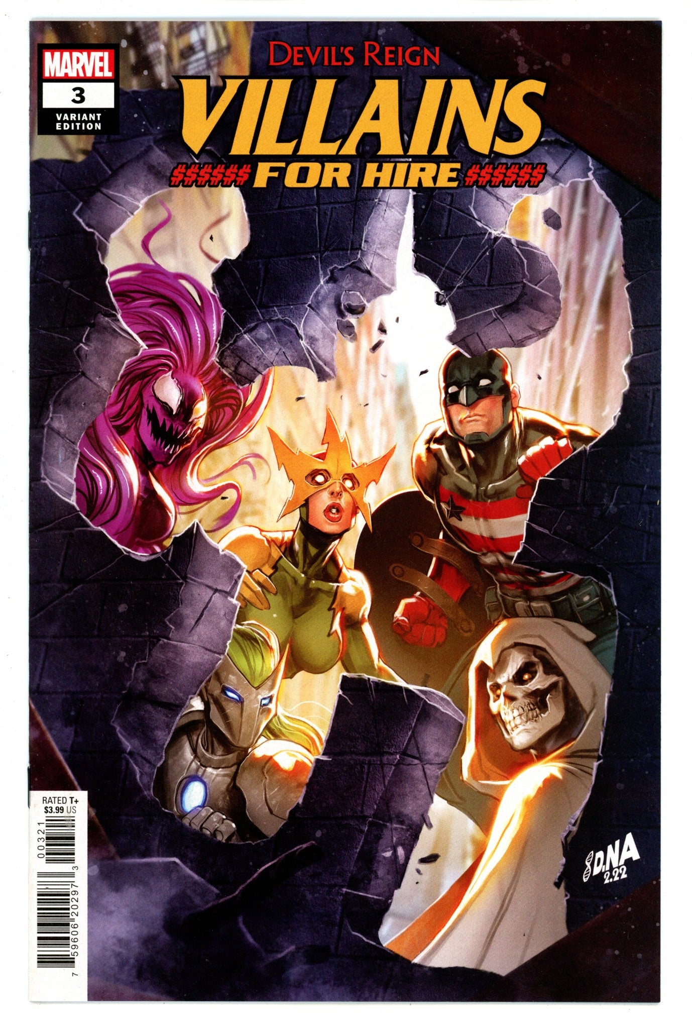 Devil's Reign: Villains for Hire 3 High Grade (2022) Nakayama Variant 