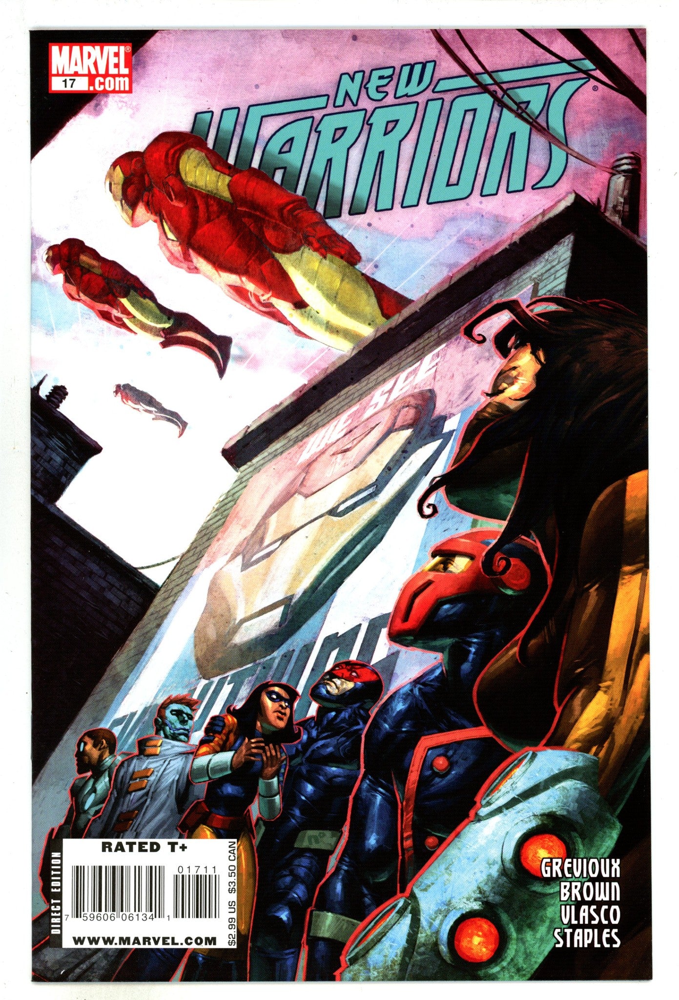 New Warriors Vol 4 17 High Grade (2008) 