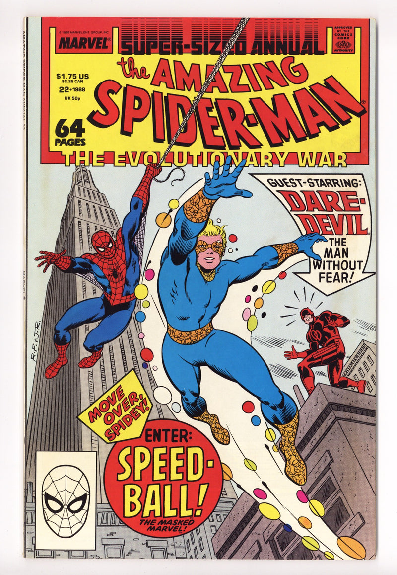 The Amazing Spider-Man Annual Vol 1 22 VF+ (8.5) (1988) 