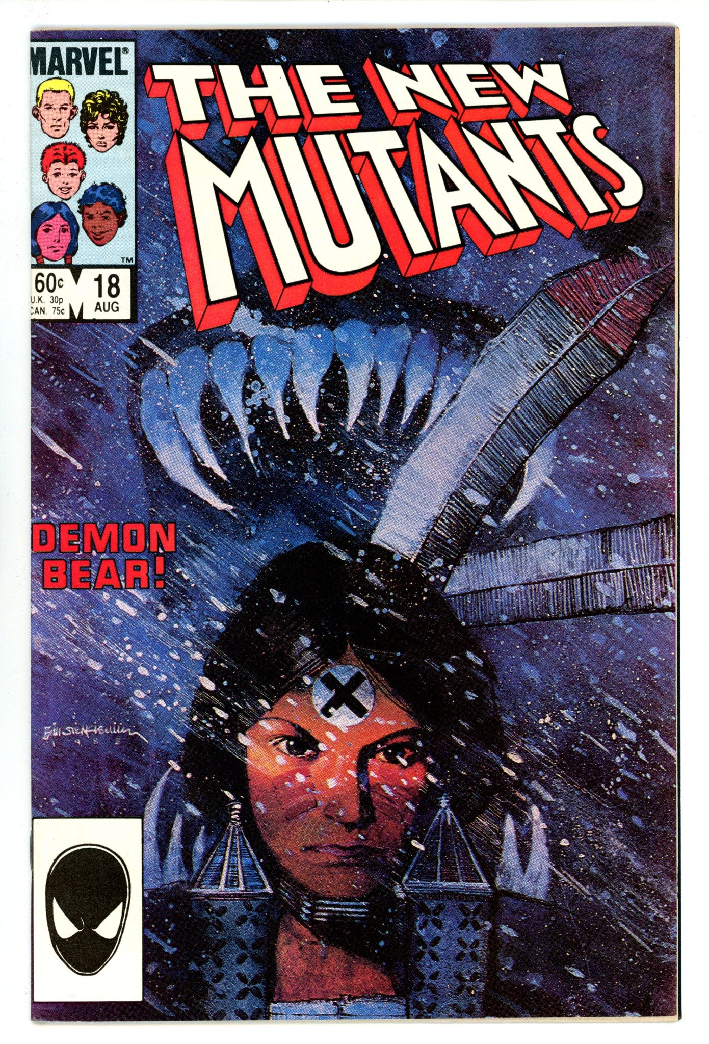 The New Mutants Vol 1 18 VF/NM (9.0) (1984) 