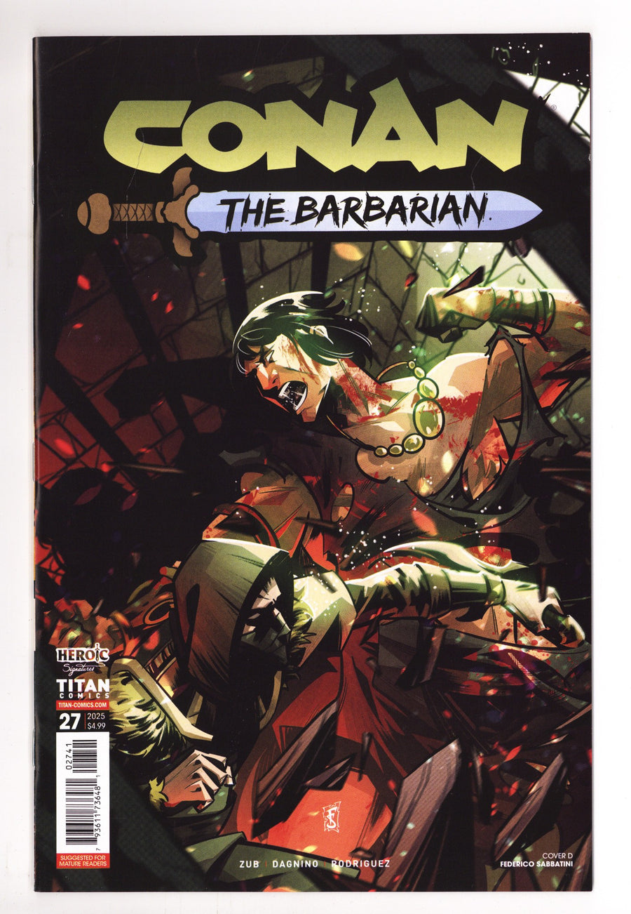 Conan The Barbarian 27 Sabbatini Variant (2025)