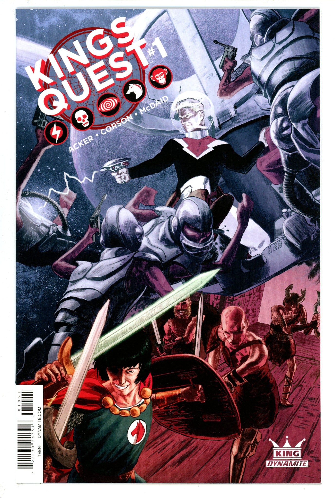 Kings Quest 1 High Grade (2016) Worley Variant 