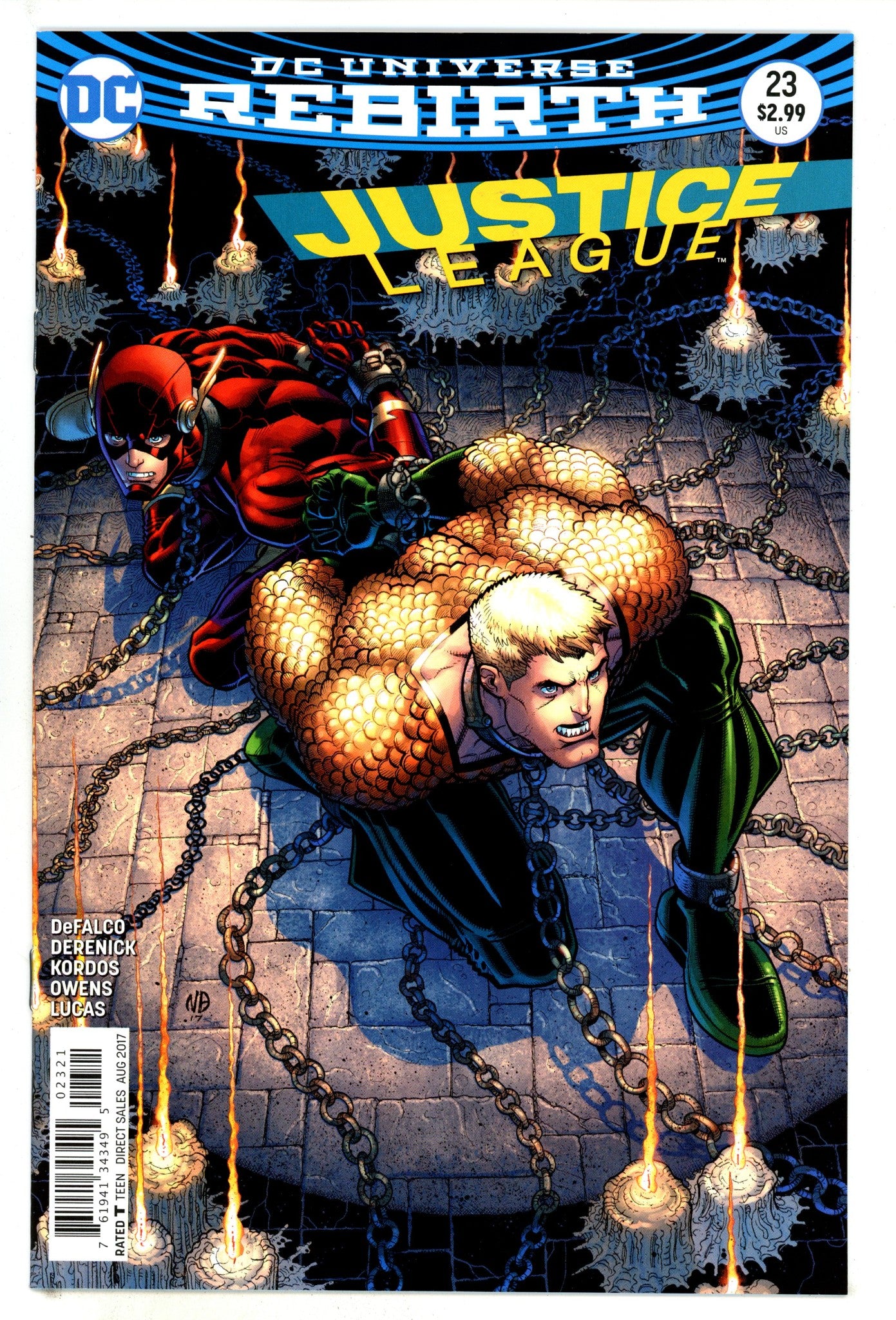 Justice League Vol 2 23 High Grade (2017) Bradshaw Variant 