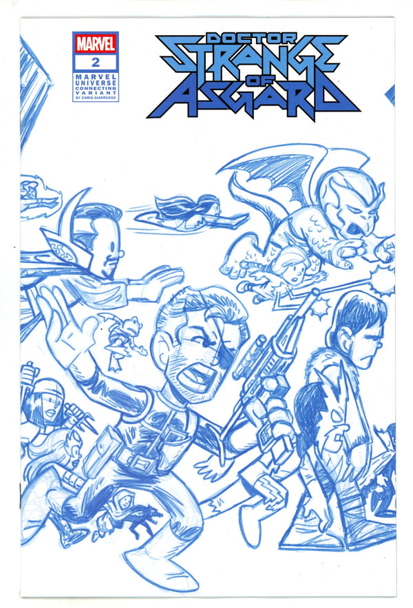 Doctor Strange Of Asgard 2 Giarrusso Blue Line Art Connecting Incentive Variant NM (2025)