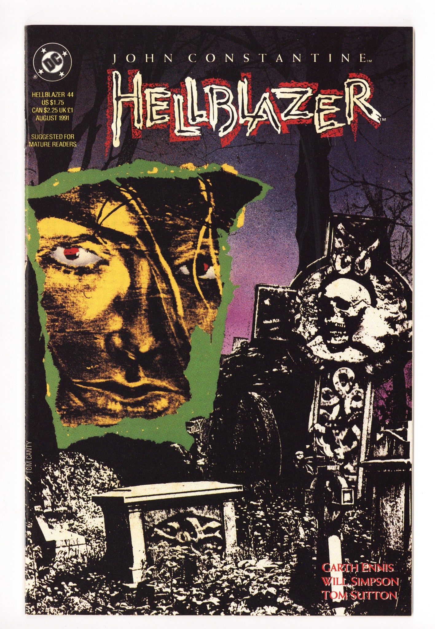 Hellblazer Vol 1 44 High Grade (1991) 