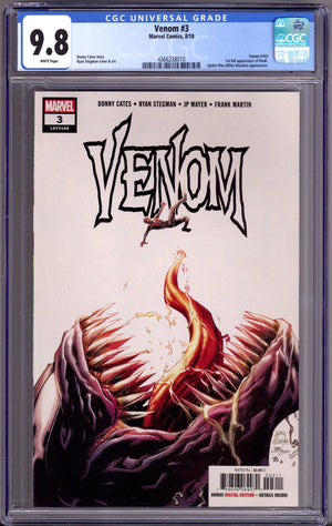 Venom Vol 4 3 (168) CGC 9.8 (NM/M)   (2018)