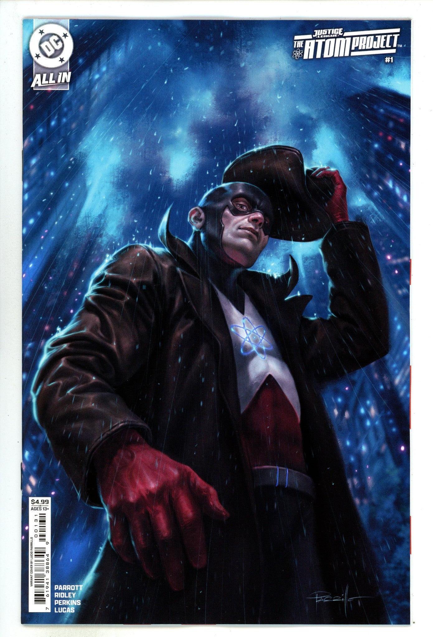 Justice League The Atom Project  1 Parrillo  Variant   (2024)