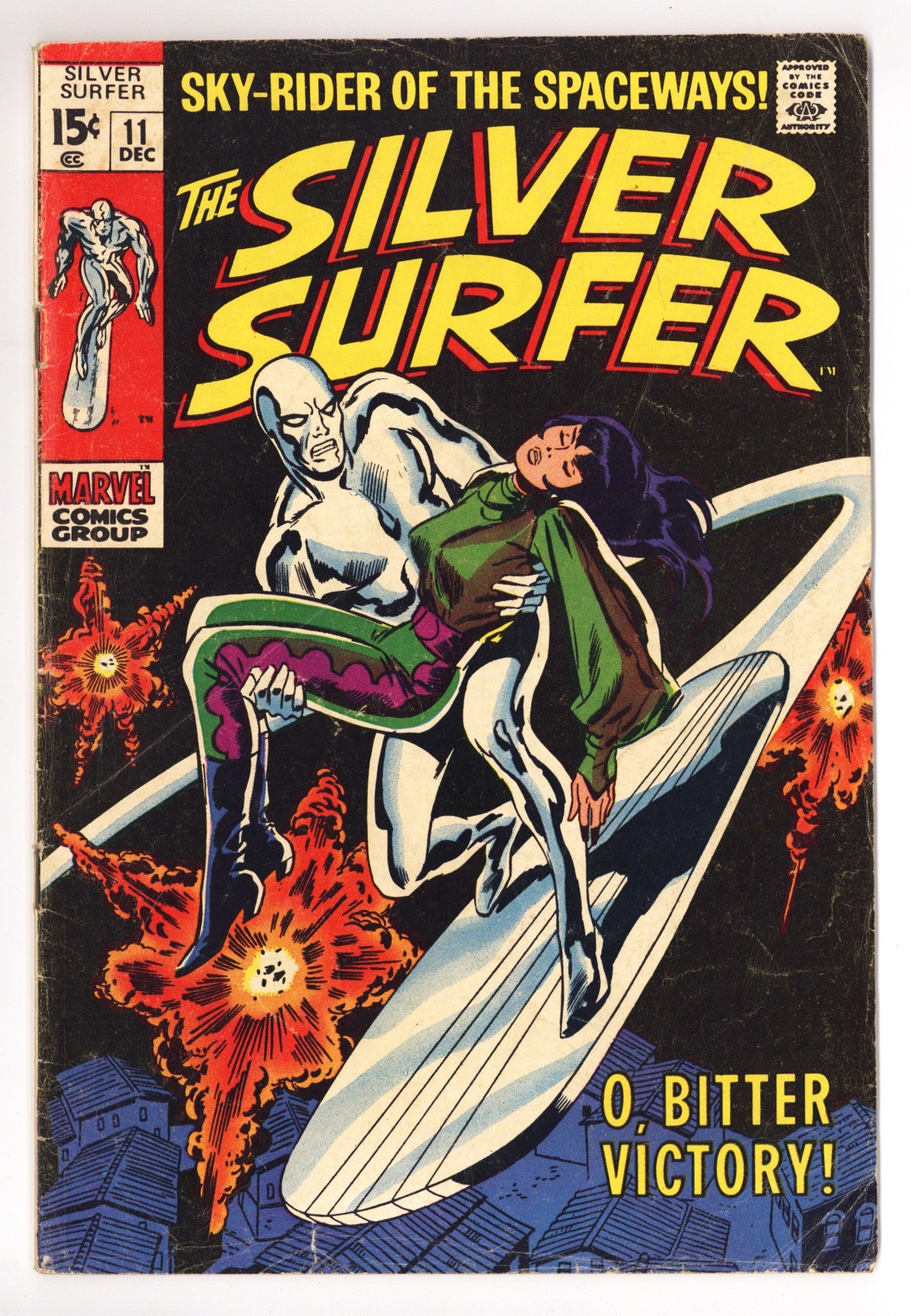The Silver Surfer Vol 1 11 VG- (3.5) (1969) 