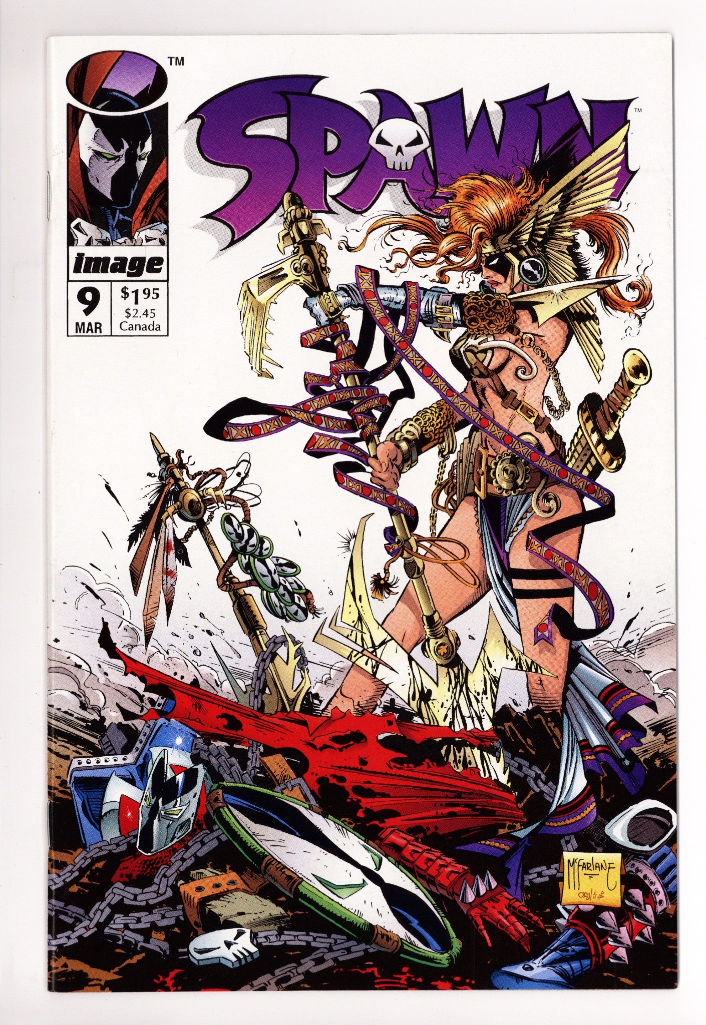 Spawn 9 VF+ (8.5) (1993) 