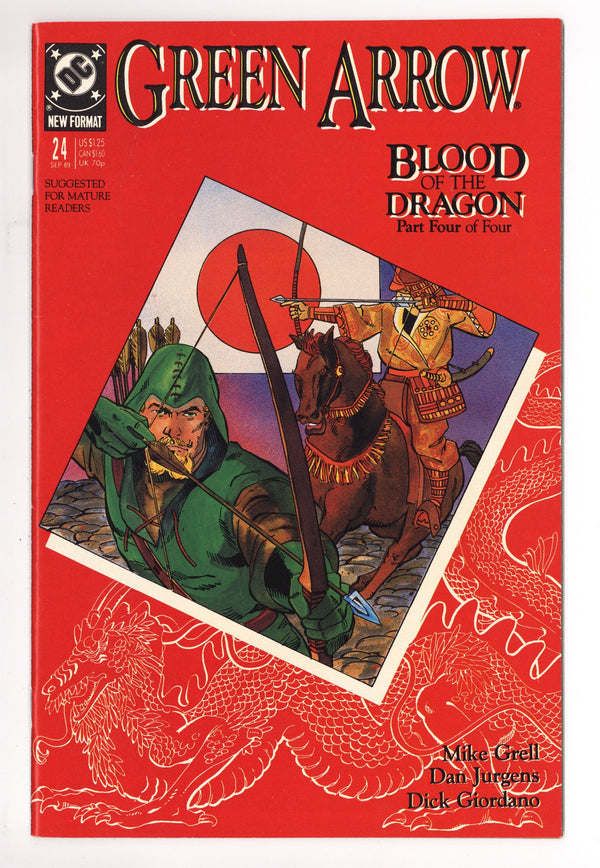 Green Arrow Vol 2 24 High Grade (1989)