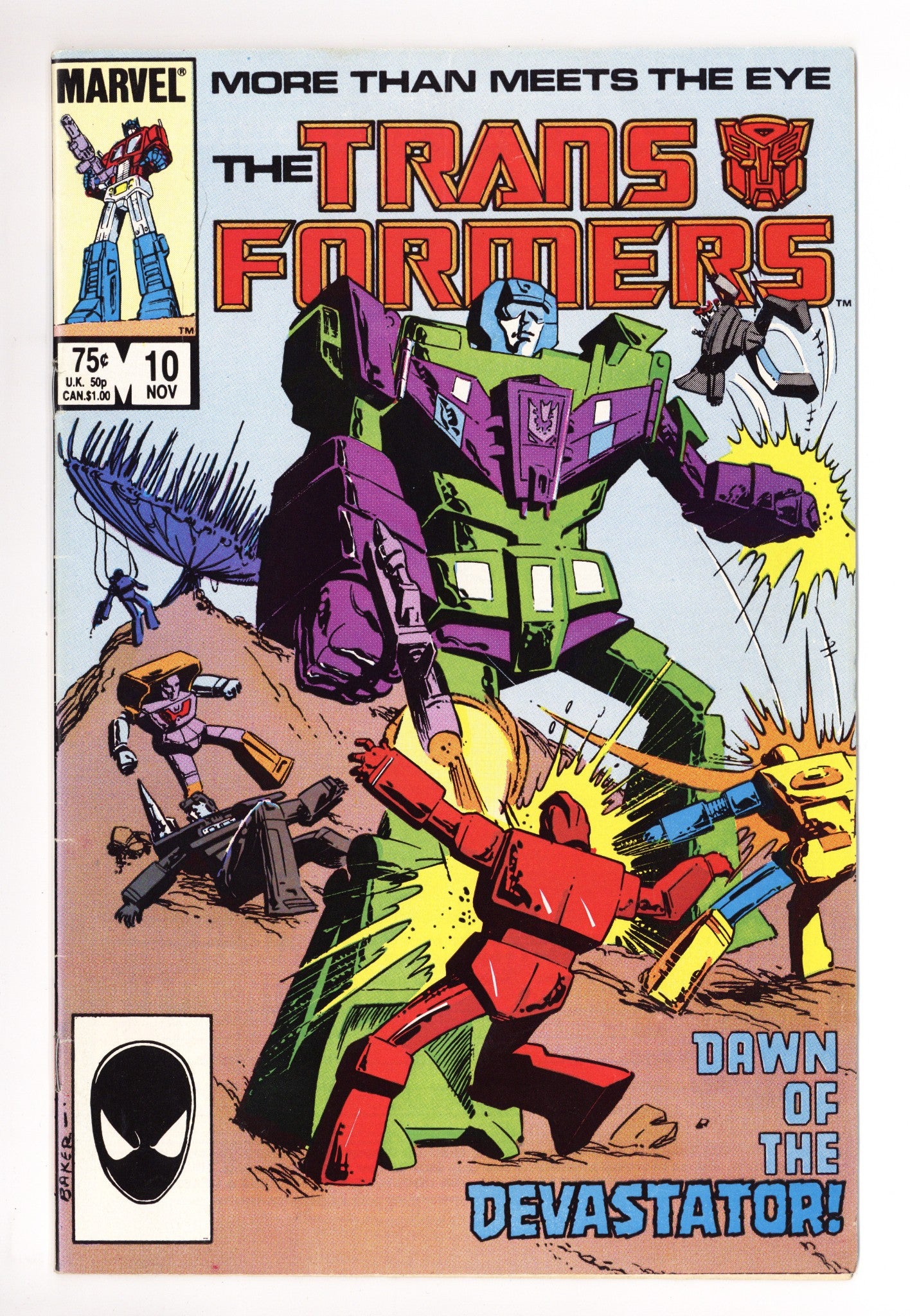 The Transformers 10 Low Grade (1985) 