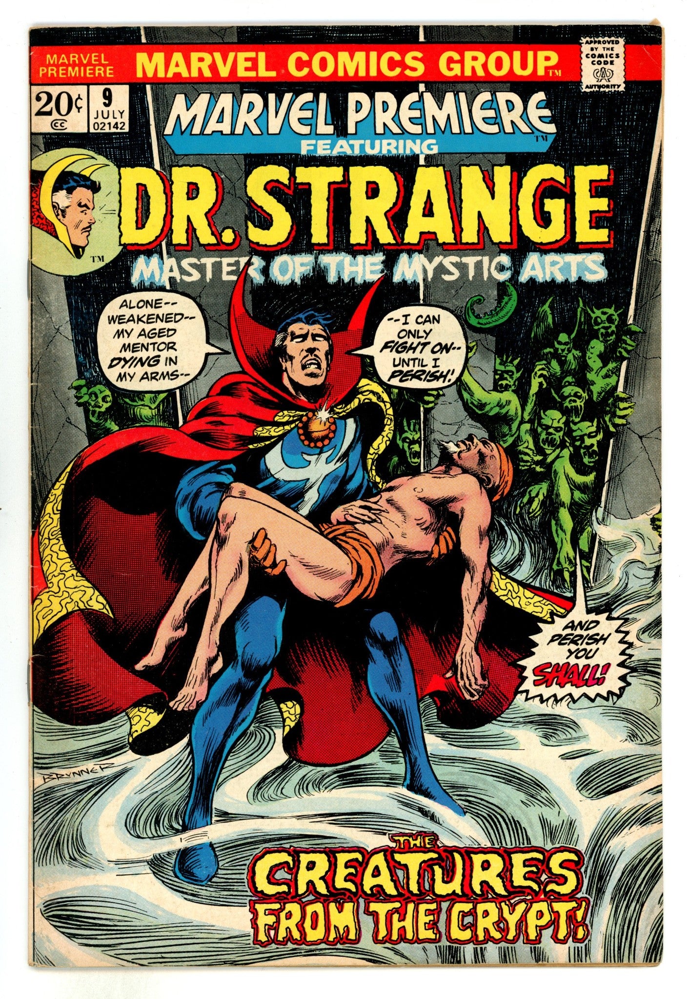 Marvel Premiere 9 VG+ (4.5) (1973) 