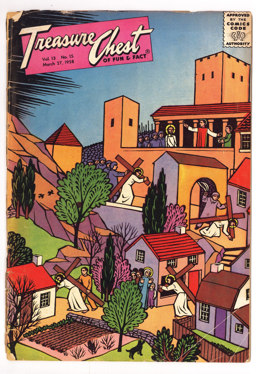 Treasure Chest of Fun and Fact Vol 13 15 [241] Very Low Grade Cover Detached (1958) 