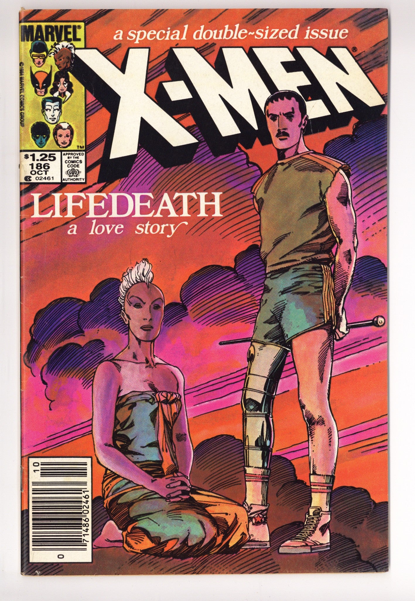 The Uncanny X-Men Vol 1 186 Mid Grade (1984) Canadian Price Variant 