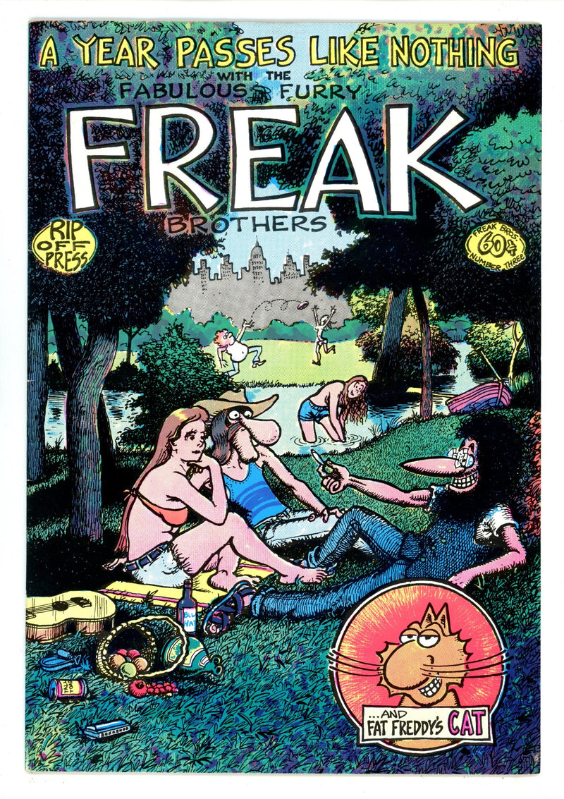 The Fabulous Furry Freak Brothers 3 FN/VF (7.0) (1974) 2nd Print 