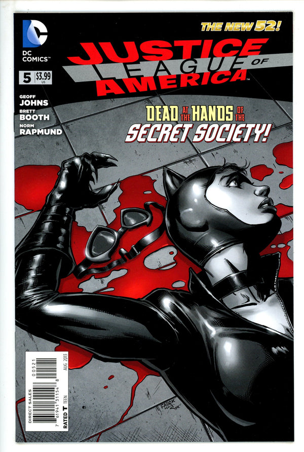 Justice League of America Vol 3 5 High Grade (2013) Fabok Incentive Variant