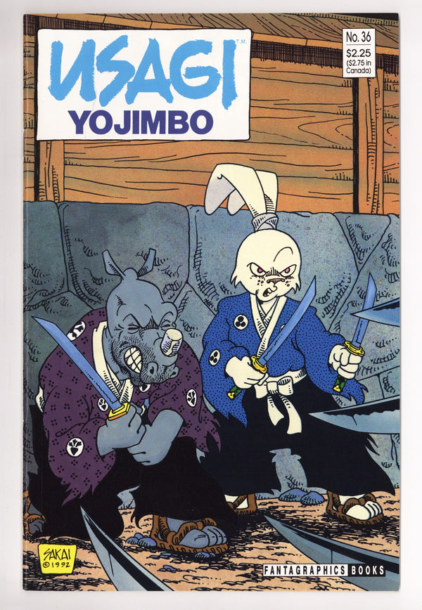 Usagi Yojimbo Vol 1 36 Mid Grade (1992)