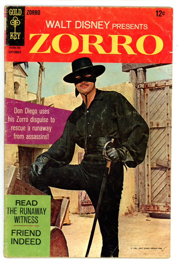 Walt Disney Presents Zorro 7 GD/VG (3.0) (1967)