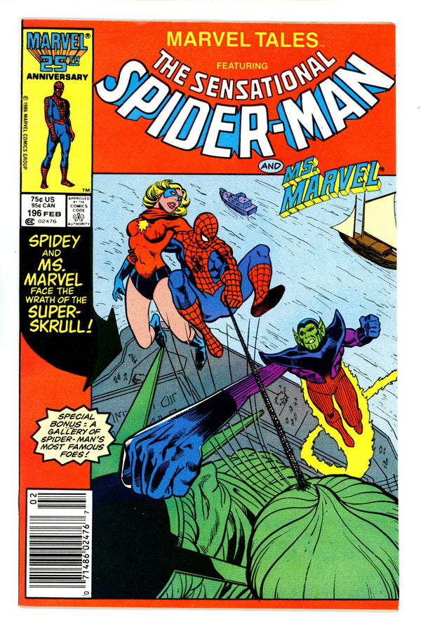 Marvel Tales Vol 2 196 Mid Grade (1987) Newsstand