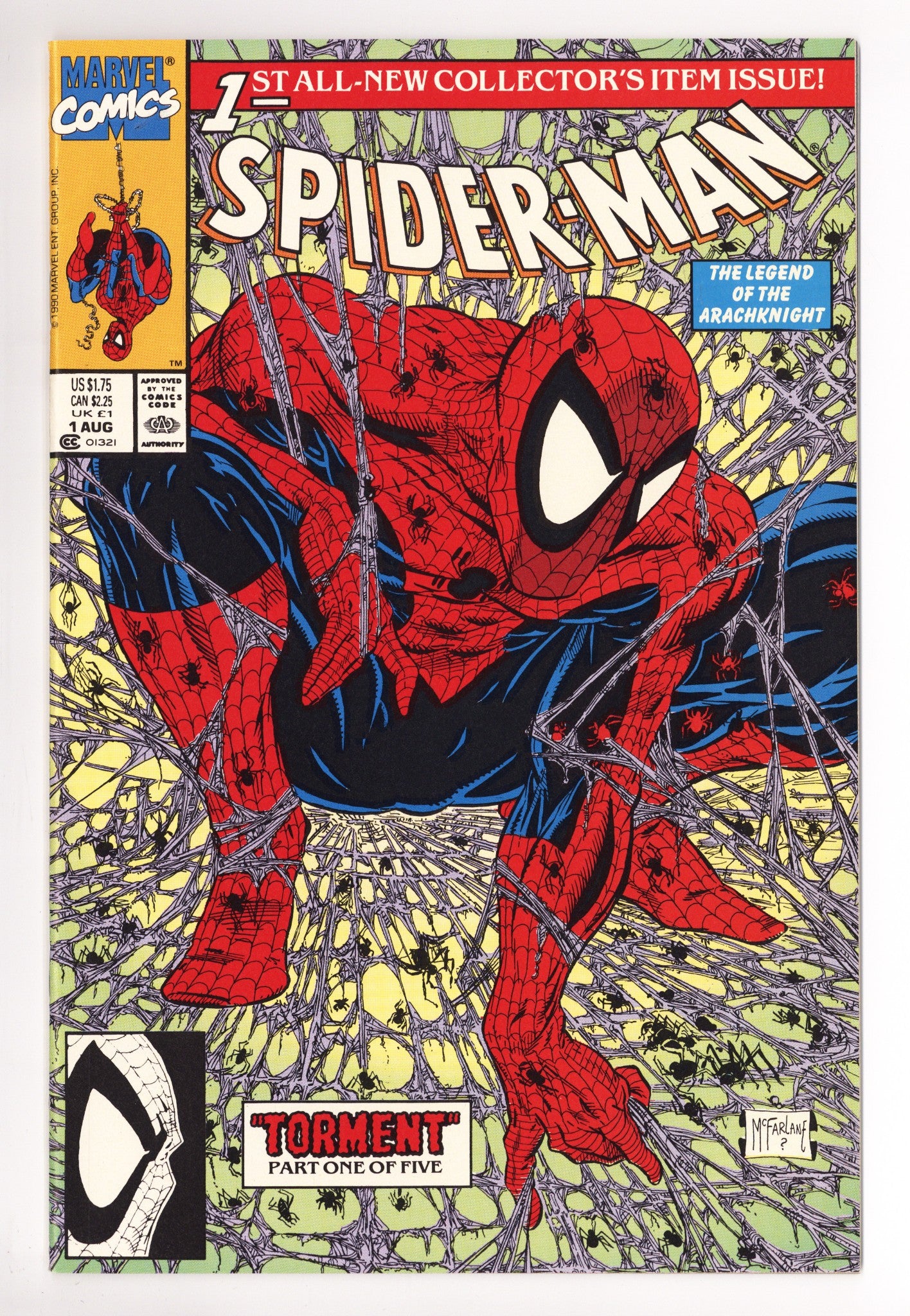 Spider-Man Vol 1 1 VF/NM (9.0) (1990) 