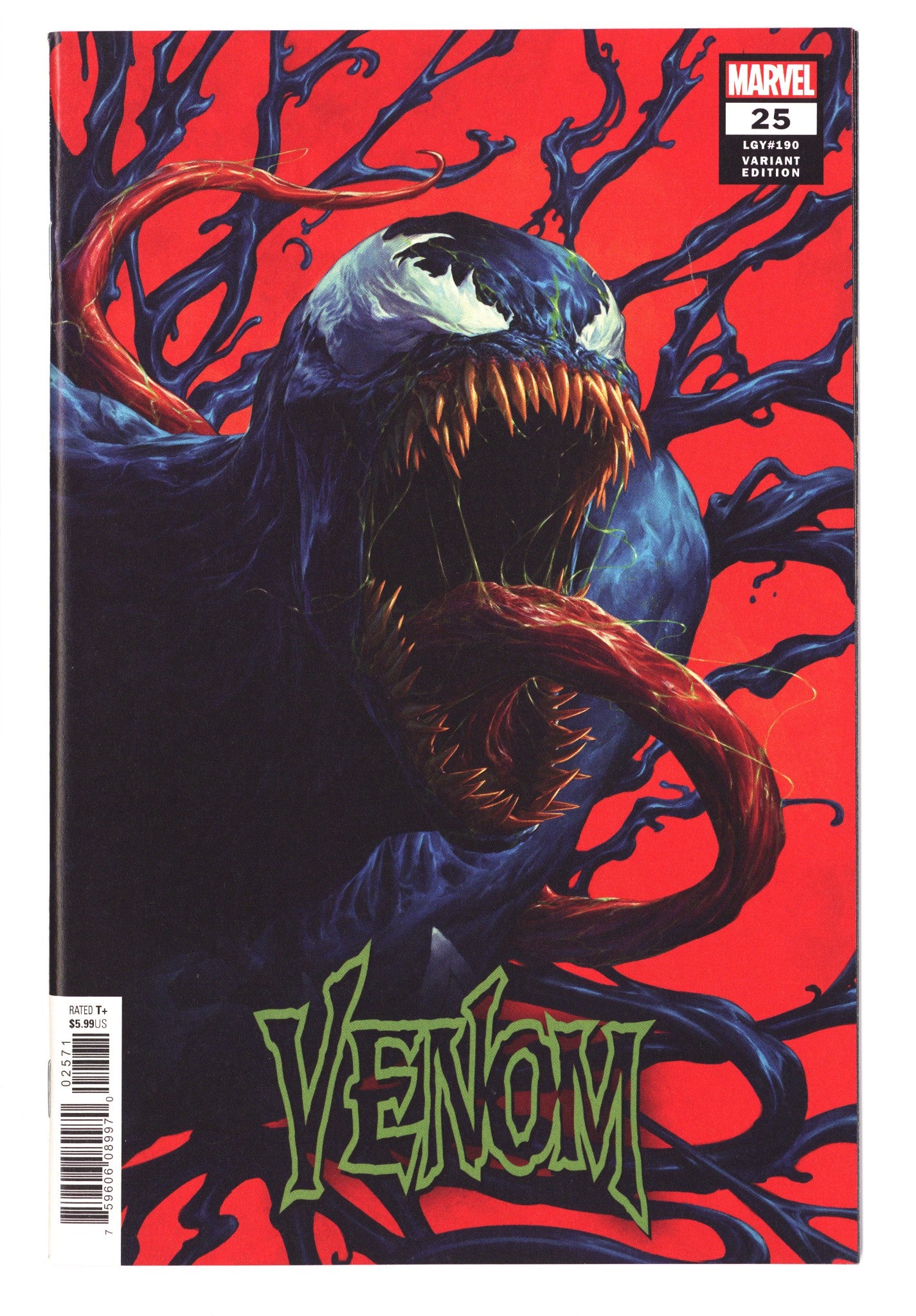 Venom Vol 4 25 (190) NM- (9.2) (2020) Rapoza Variant 