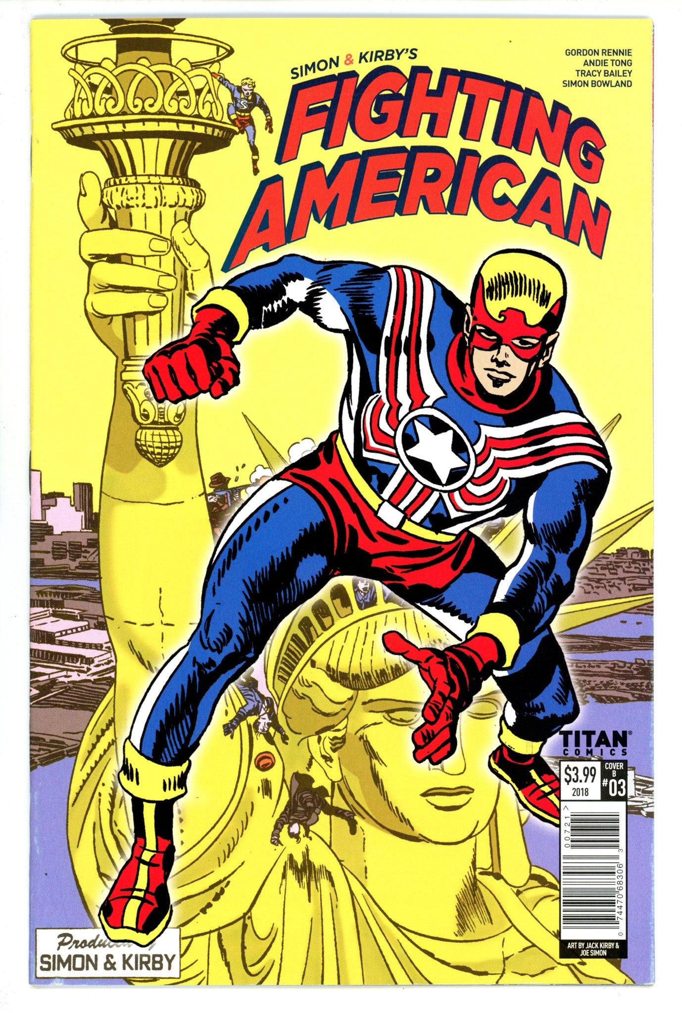 Fighting American 3 High Grade (2018) Kirby Variant 