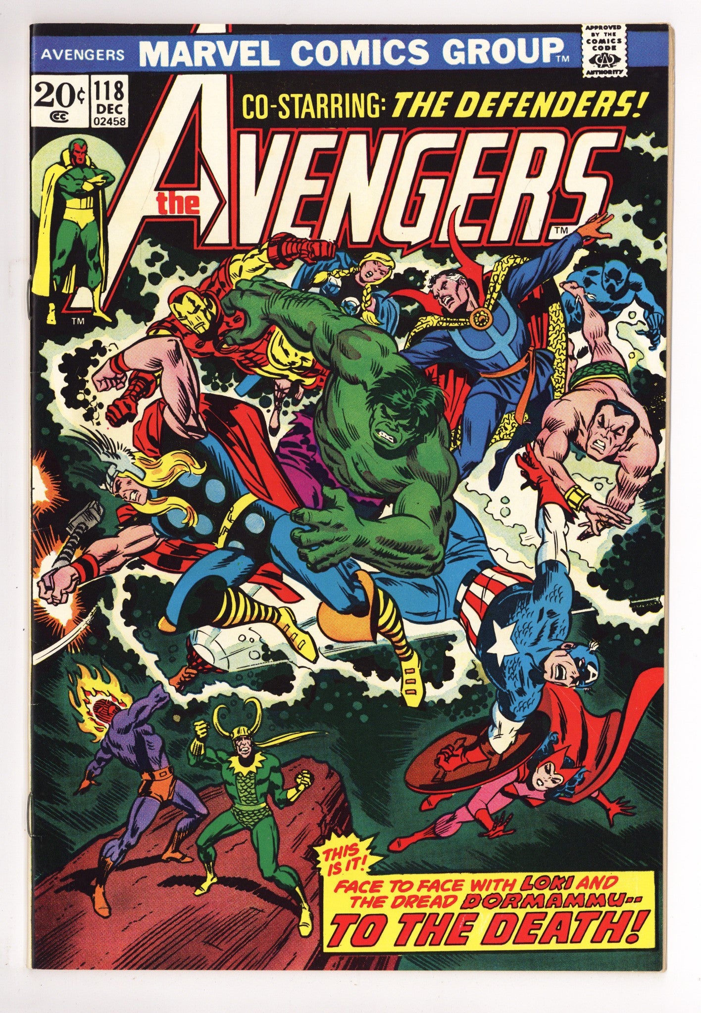 The Avengers Vol 1 118 VF+ (8.5) (1973) 
