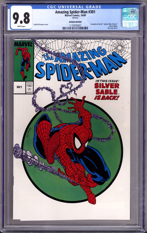 Amazing Spider-Man #301 Toybiz Reprint [nn] CGC 9.8 (NM/M) (2000)