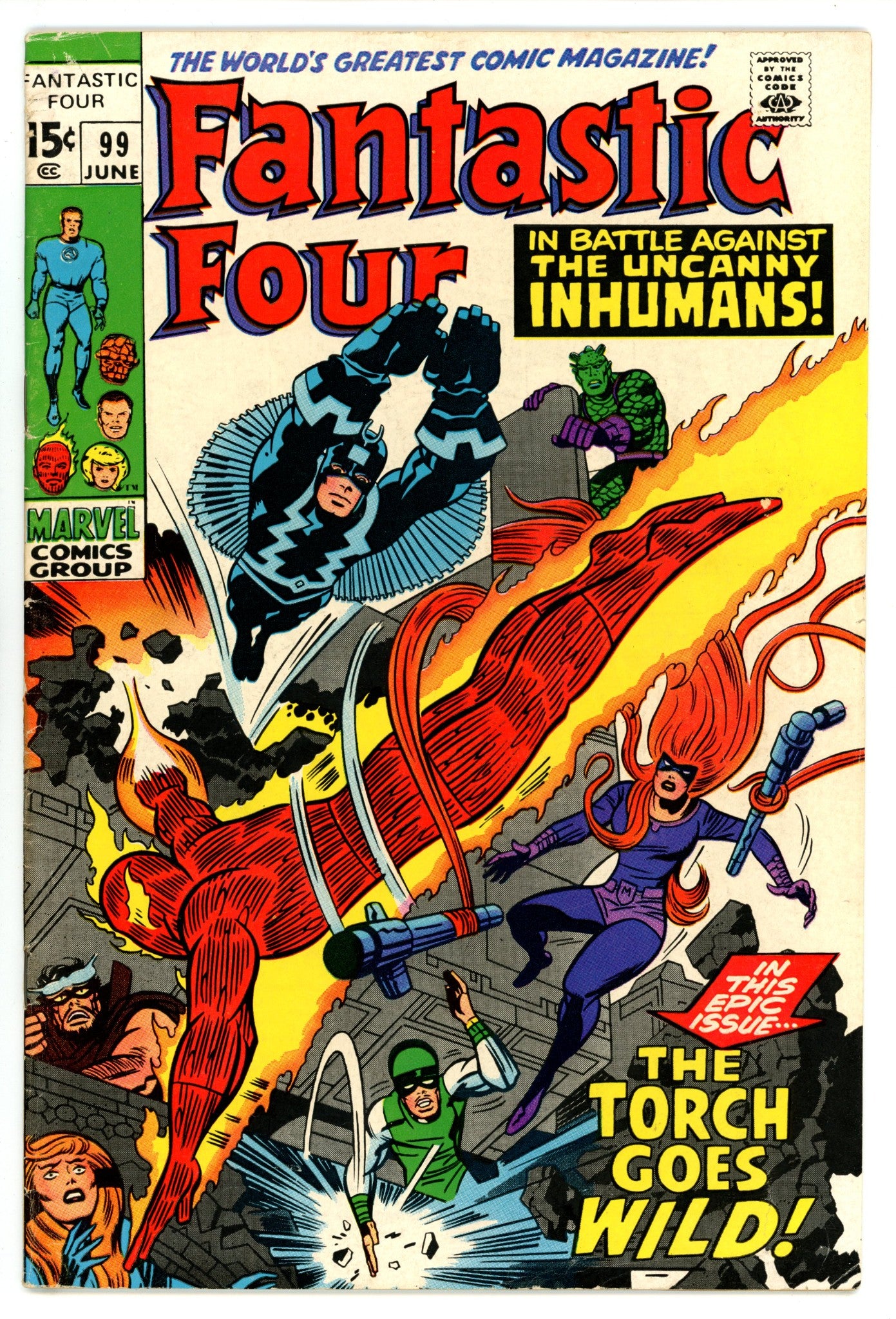 Fantastic Four Vol 1 99  FN (6.0)   (1970)        