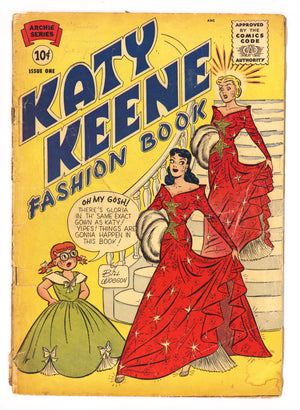 Katy Keene Fashion Book Magazine 1 PR (0.5) (1955) 