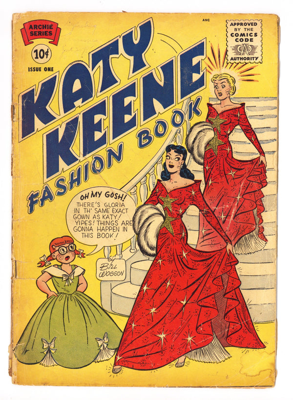 Katy Keene Fashion Book Magazine 1 PR (0.5) (1955)