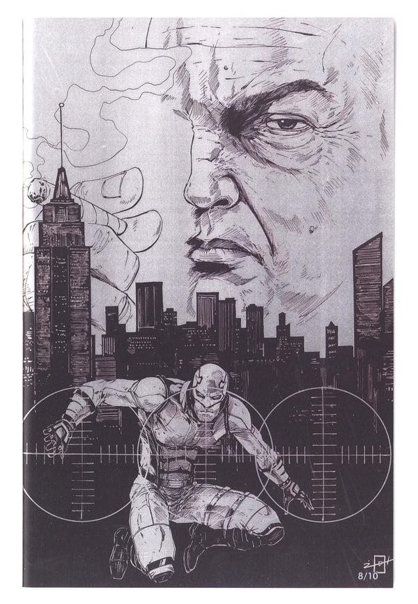Fame: Charlie Cox   1  NM (9.4) 8/10  (2025) Uribe Sketch Foil Exclusive Variant