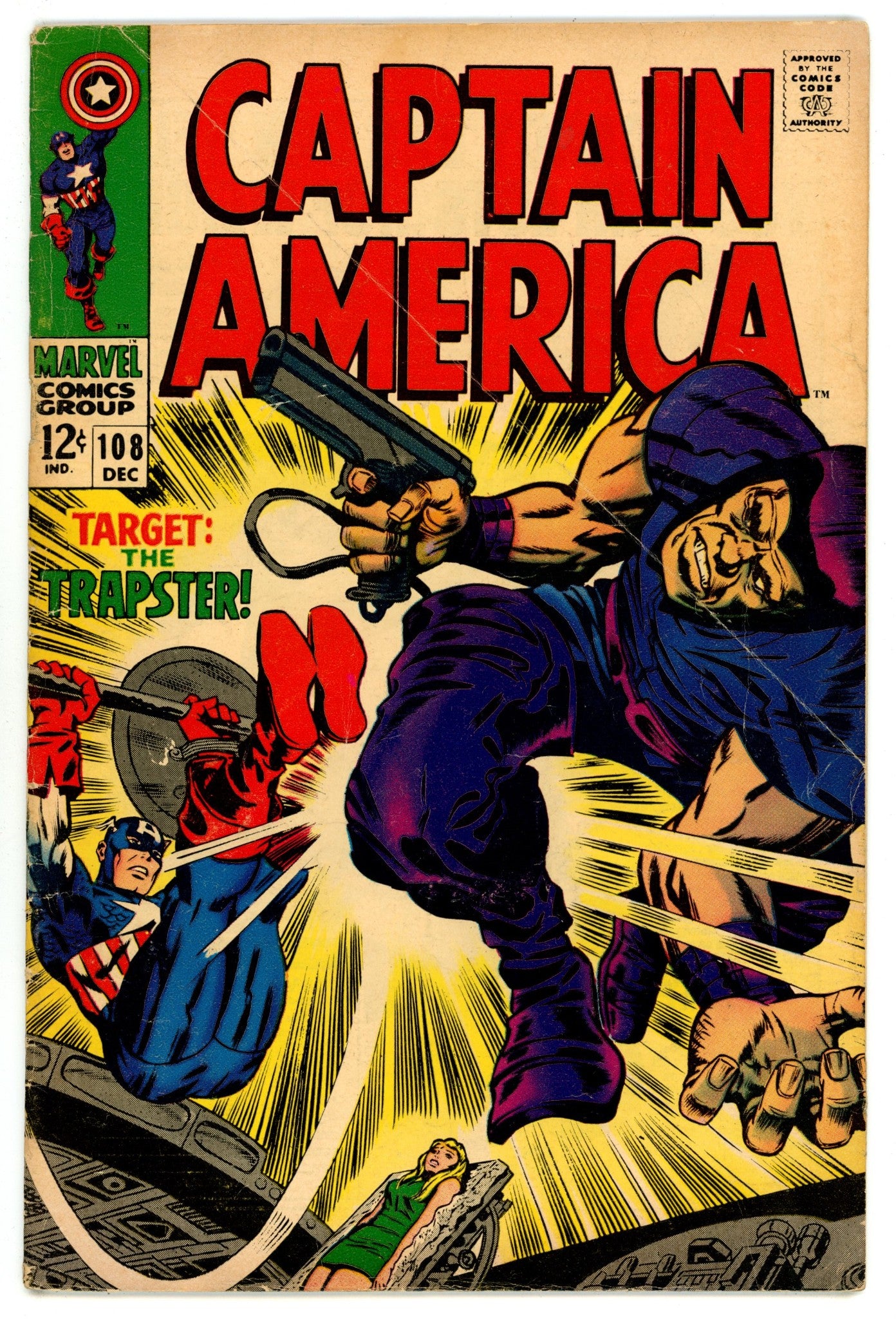 Captain America Vol 1 108 VG (4.0) (1968) 