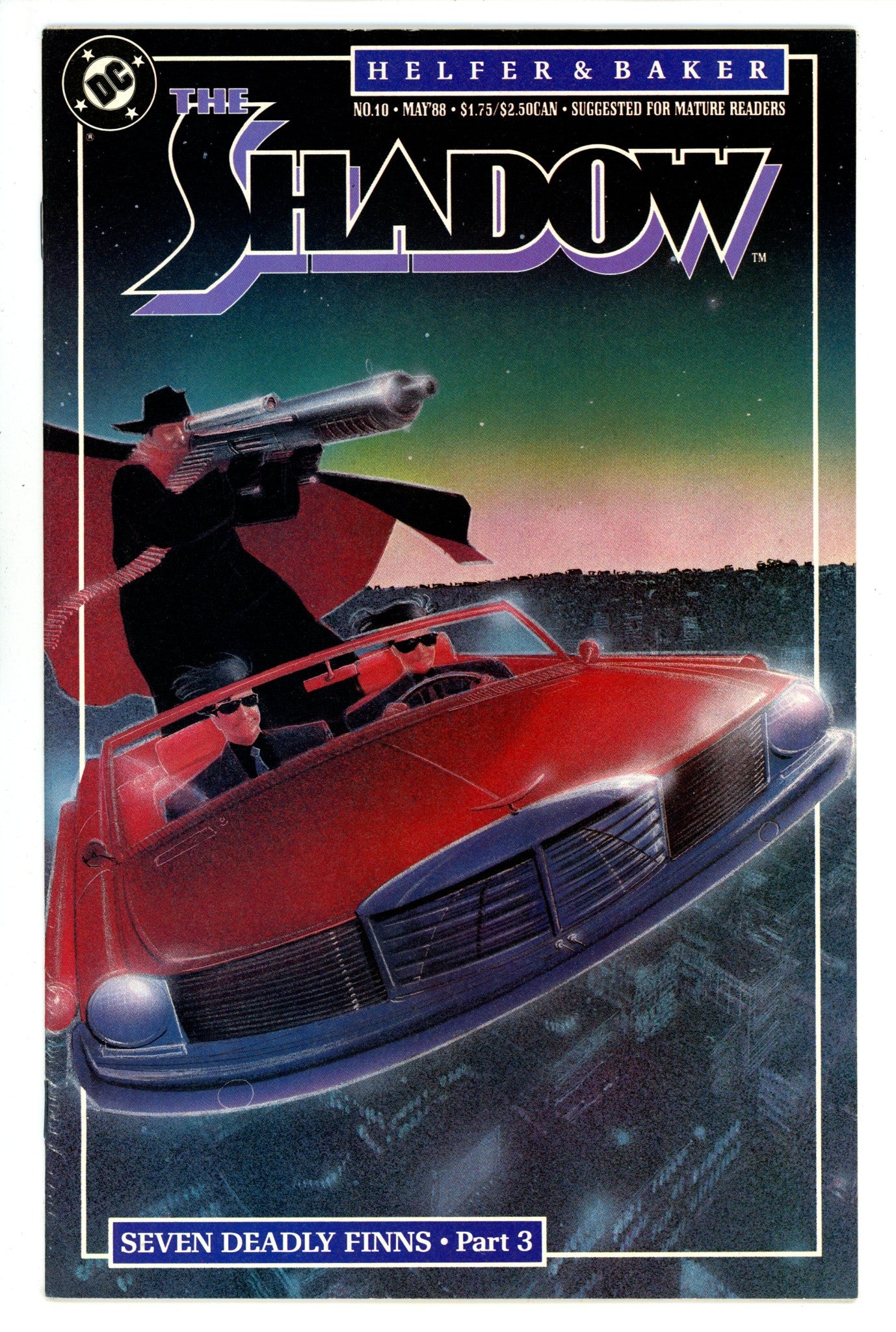 The Shadow Vol 3 10 Mid Grade (1988) 