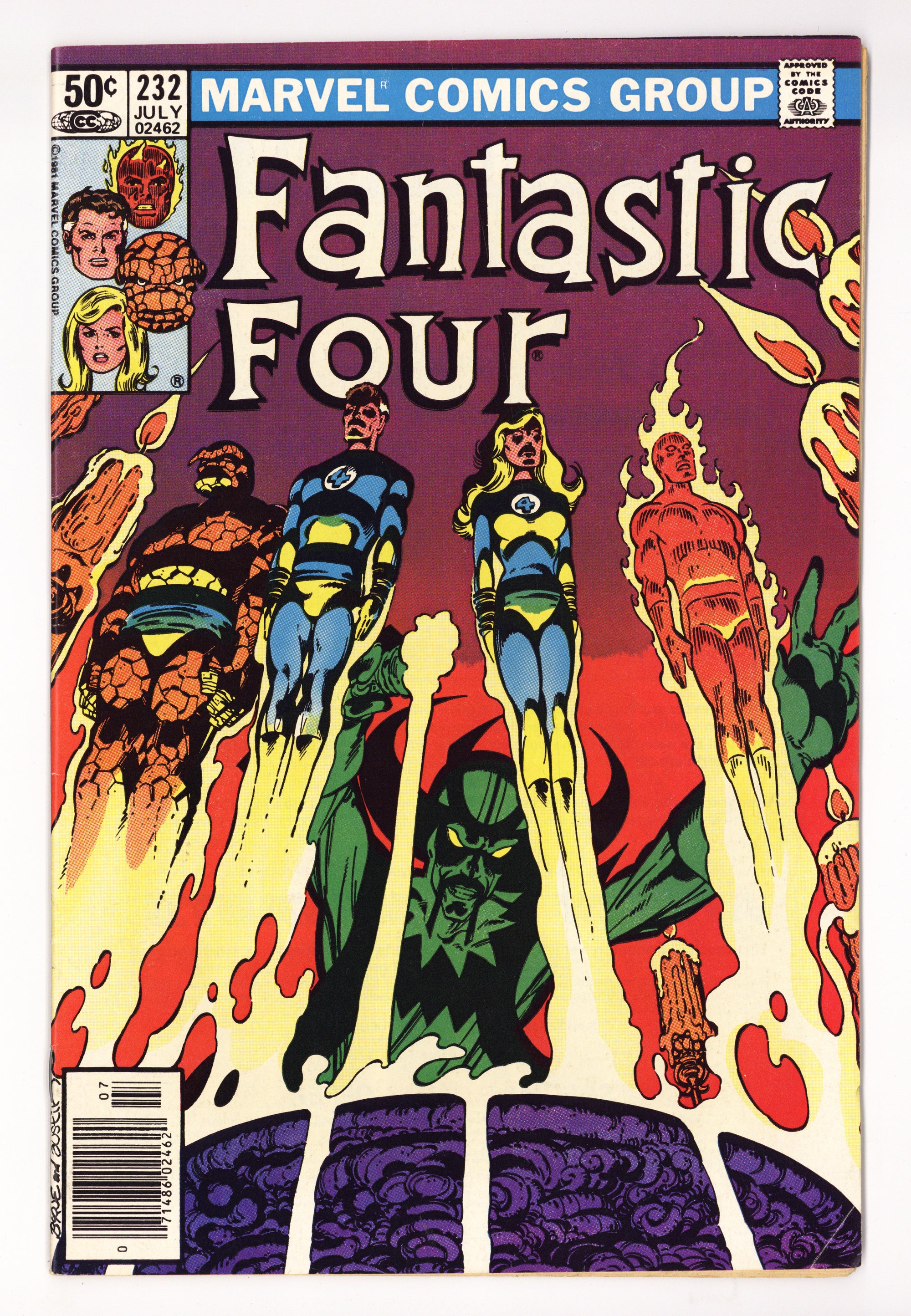 Fantastic Four Vol 1 232 Mid Grade (1981) Newsstand 