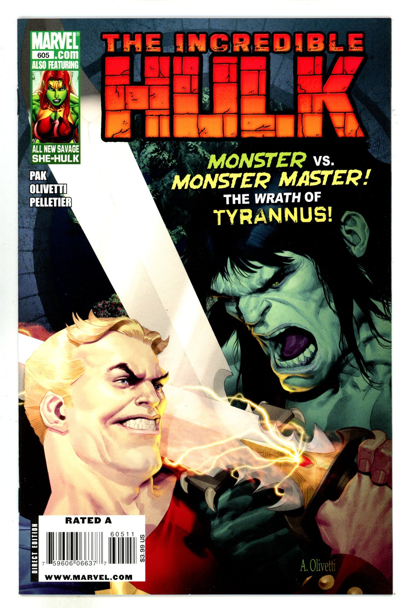 Incredible Hulk Vol 1 605 High Grade (2010) 