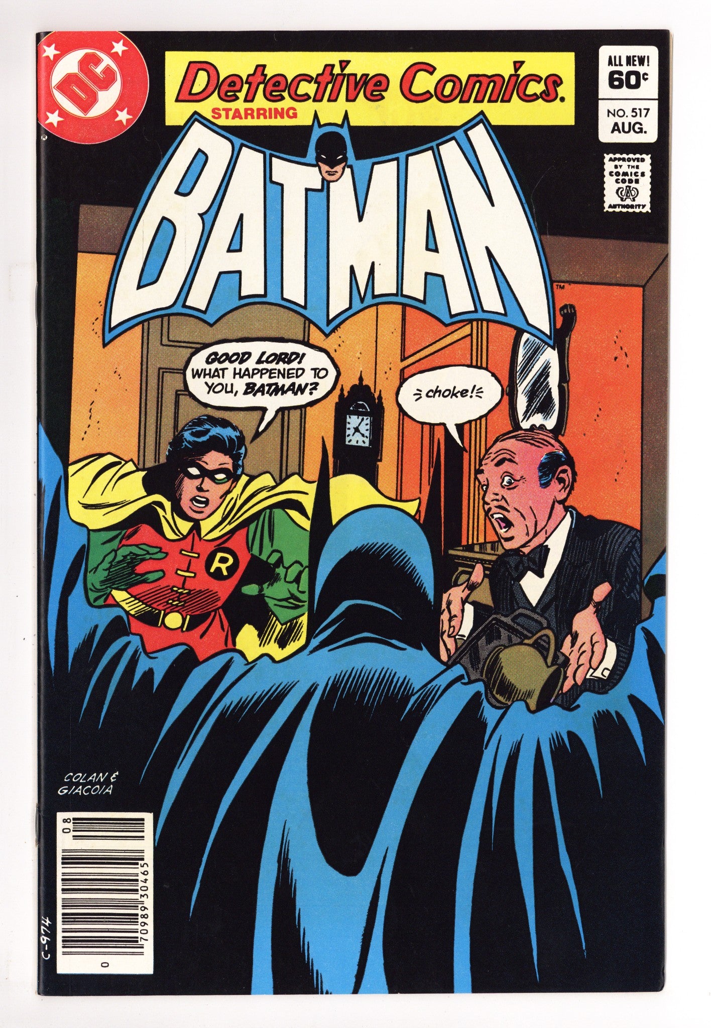 Detective Comics Vol 1 517 VF/NM (9.0) (1982) Newsstand 