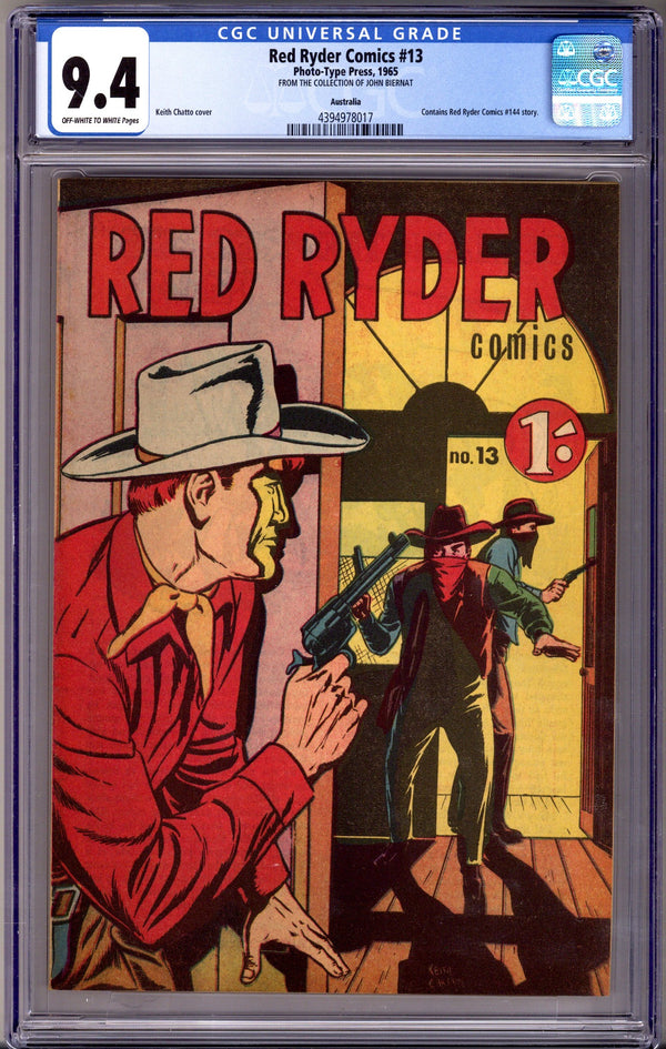 Red Ryder Comics 13 CGC 9.4 (NM) (1965)