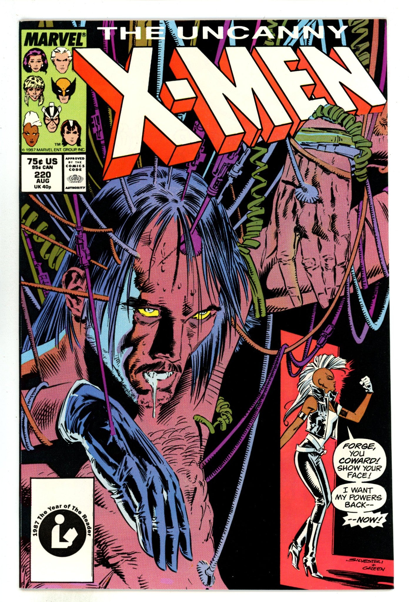 The Uncanny X-Men Vol 1 220 Mid Grade (1987) 
