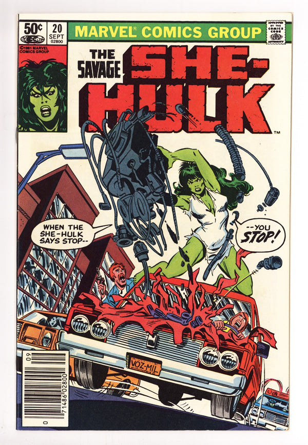 The Savage She-Hulk 20 Mid Grade (1981) Newsstand
