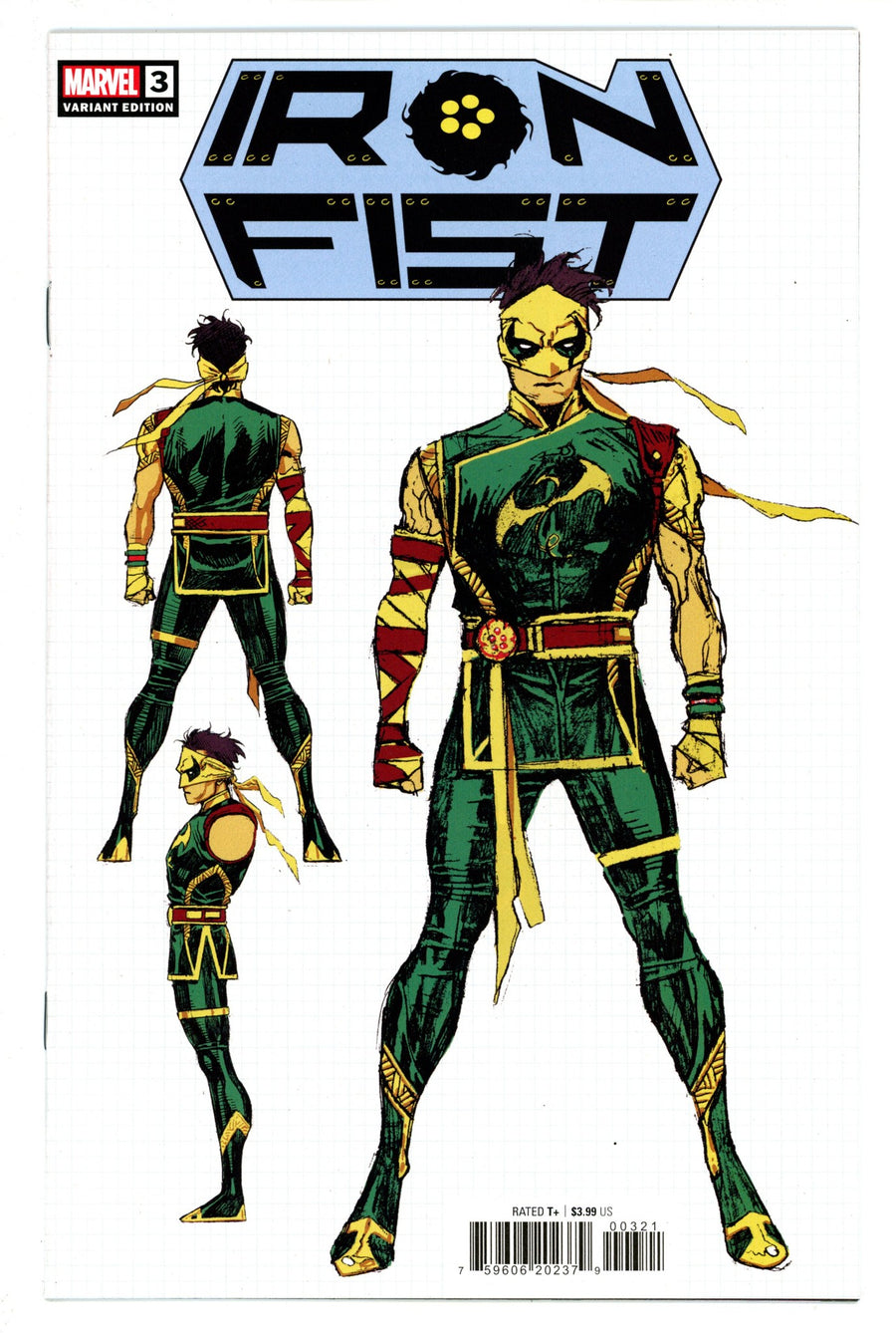 Iron Fist Vol 6 3 High Grade (2022) Cheung Design Variant 