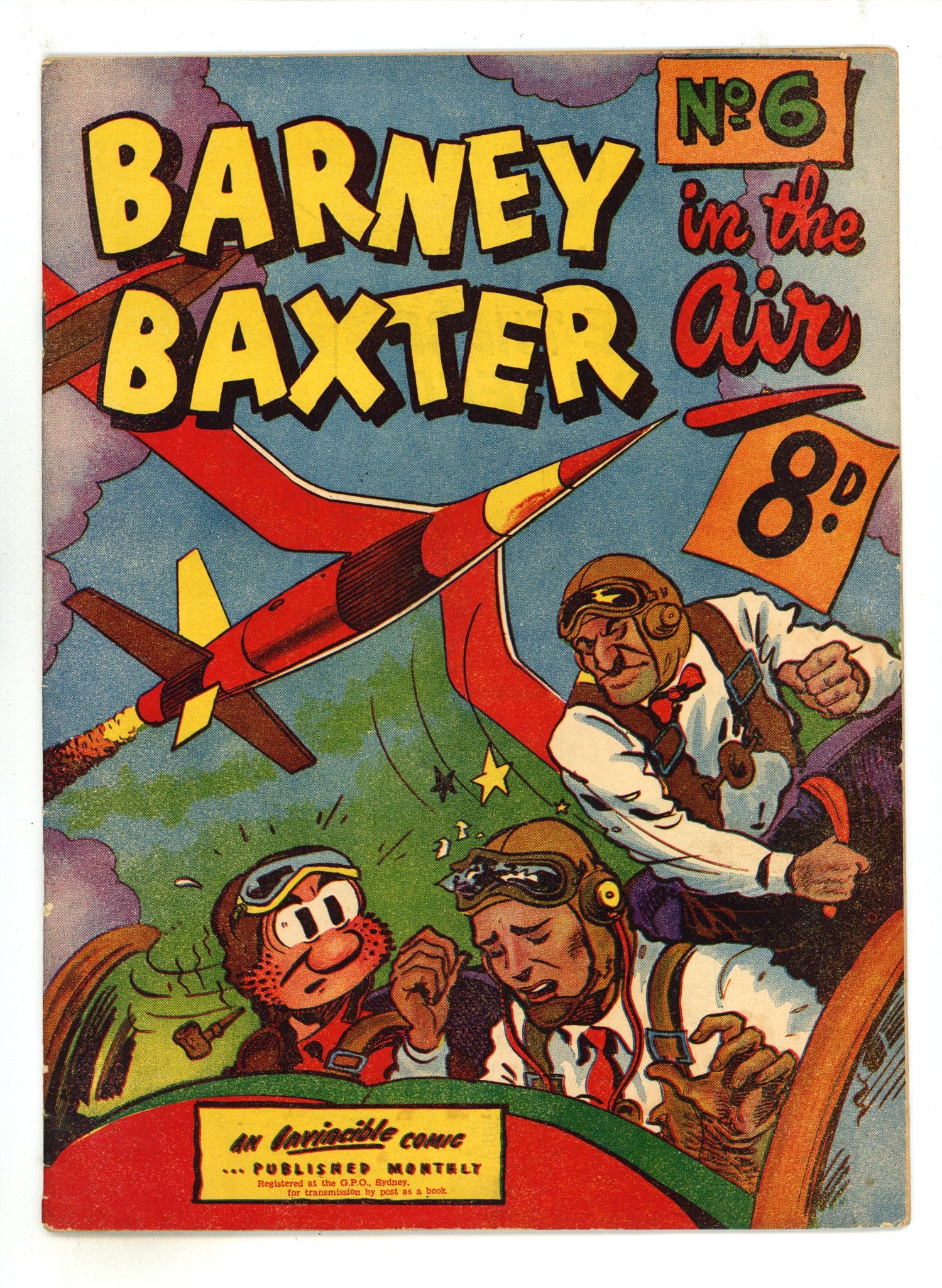 Barney Baxter in the Air 6 VG+ (4.5) (1951) 