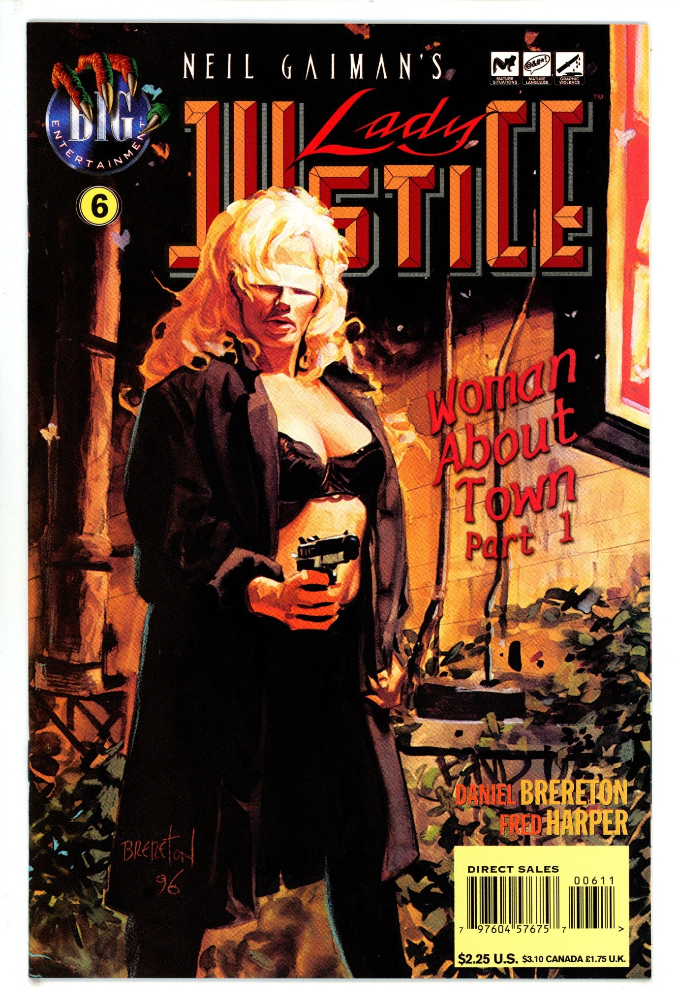 Neil Gaiman's Lady Justice Vol 2 6 (1996)