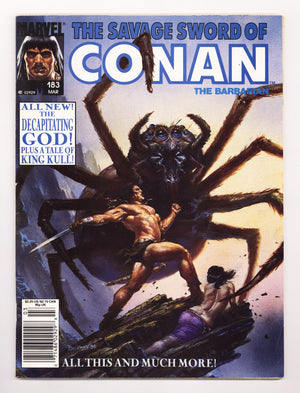 The Savage Sword of Conan Vol 1 183 Low Grade (1991) Newsstand