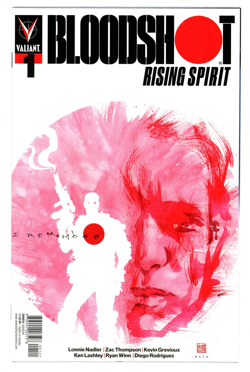 Bloodshot Rising Spirit 1 High Grade (2018) Mack Variant 