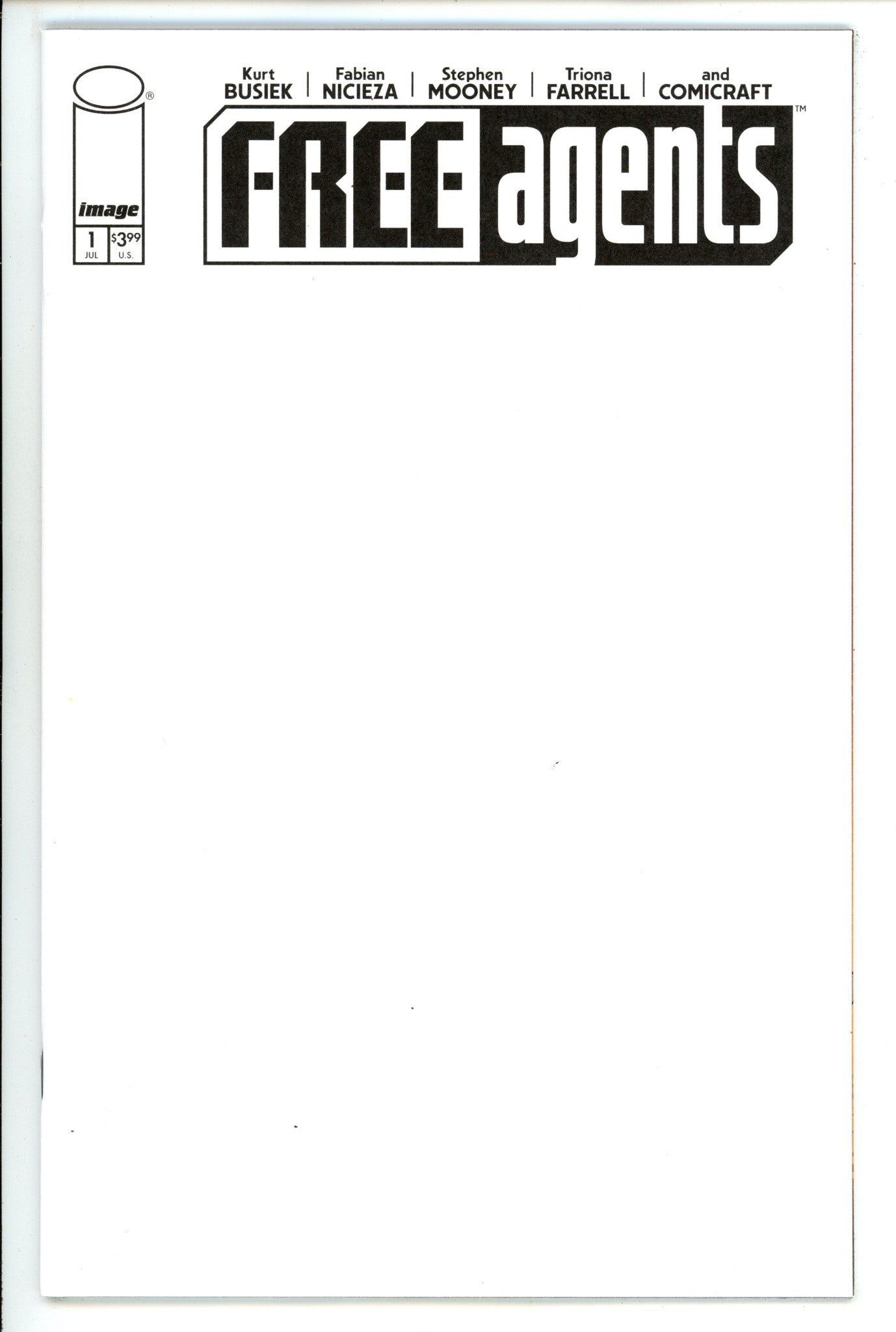 Free Agents 1 Blank Variant (2024)