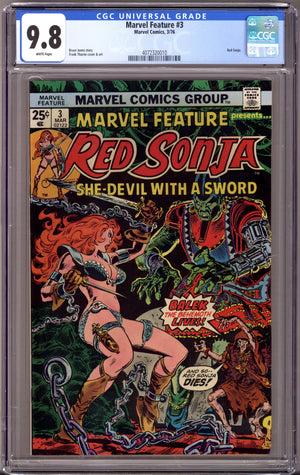 Marvel Feature Vol 2 3 CGC 9.8 (NM/M) (1976)