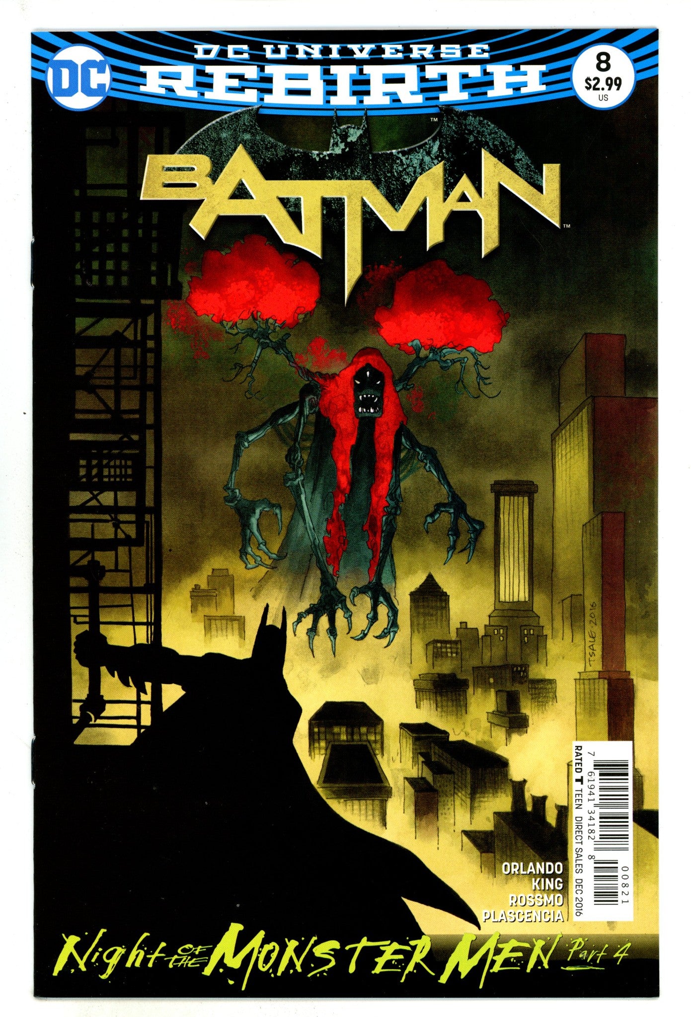 Batman Vol 3 8 High Grade (2016) Sale Variant 