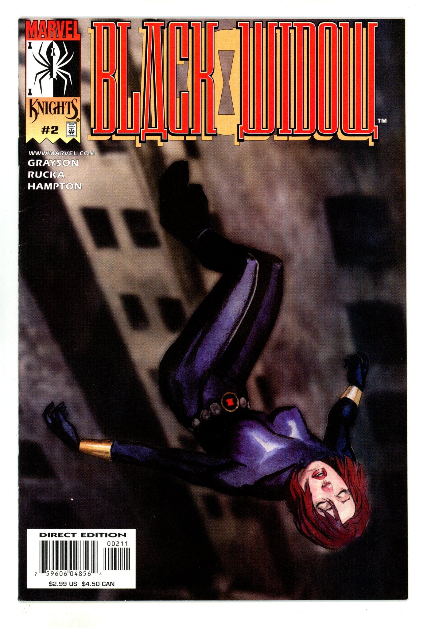 Black Widow Vol 2 2 Mid Grade (2001) 